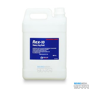 KIC Rex-10 Heavy Fog 포그머신 스모그머신 전용액 스모그액 포그액 5리터, 1개, 5L