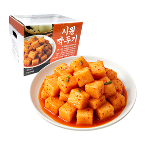 [시원밥상] 시원 깍두기 김치 10kg 수입, 1개