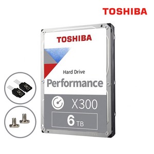 도시바 6TB HDD X300 HDWR460 하드디스크 (7 200RPM/256MB/CMR)