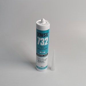 다우코닝/다우실 DOWSIL 732 RTV Silicone Sealant Black/블랙 300ml, 1개