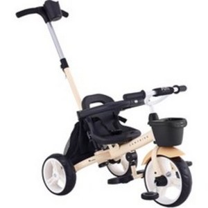 삼천리자전거 2023년형 샘트라이크 100 아동용 세발 자전거 + 실내보관 휠 커버 세트, 아이보리, 77cm