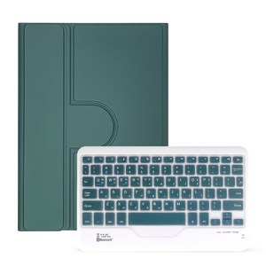 삼성 갤럭시탭 S6라이트 lite 10.4 콤비 회전 블루투스 키보드 S펜수납 북커버 케이스 p610 p615, 아보카도