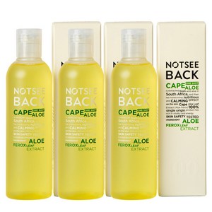 낫씨백 원 샷 케이프 알로에, 250ml, 3개