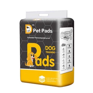 SAIVEINA 애완동물 강아지 고양이 집안 실외 다용도 흡수 차콜 배변패드, 1개