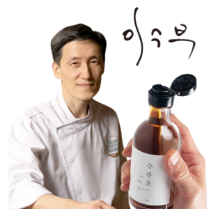 [디오팜] 수부초 180ml 현미식초 드레싱베이스 (이수부 셰프), 1개