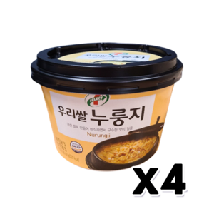 우리쌀누룽지 큰컵 간편식 60g x 4개