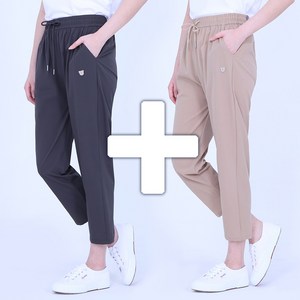여성 바지 여름 쿨링 편한바지 1+1