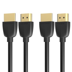 벤션 슈퍼포터블 HDMI 2.0 케이블, 2개, 0.5m