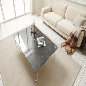 블루밍 LPM 다용도 1600X600 접이식테이블 밥상 집들이상 손님상 공부상, 블랙마블