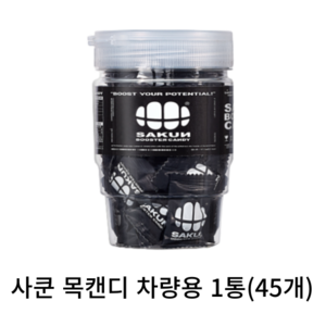 사쿤 캔디 차량용 45개입 졸음방지 목캔디 집중력 코막힘 입냄세제거 침자극 입마름에 좋아요, 76g, 1개