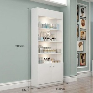 화장품 진열장 디스플레이 립스틱 뷰티샵 향수 진열대 백화점 매장 네일 정리함, 200x100x24 흰색, 1개