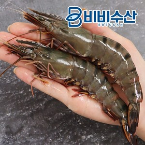 비비수산 신선한 블랙타이거 새우 10-12미, 500g (10-12미), 1개