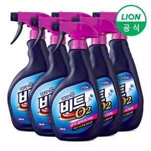 비트 비트 오투 폼 스프레이 강력 얼룩 제거제, 500ml, 6개