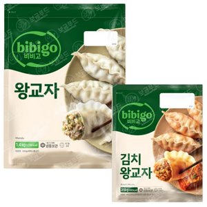 [보금푸드] CJ 비비고 2종세트 (비비고 왕교자 1.4kg + 비비고 김치왕교자 315g), 1개