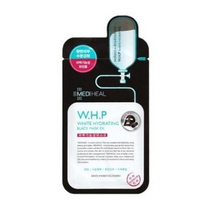 메디힐 WHP 미백수분 블랙 마스크팩 EX, 1개입, 50개