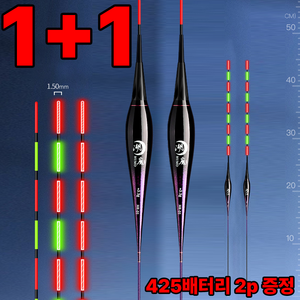 더놀자 정석 스마트 민물 전자찌(CR425 배터리 포함), 4호(2.5g), 2개