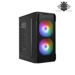 컴이지 킹덤 AIR Mini RGB 미니타워 PC케이스 (BLACK)