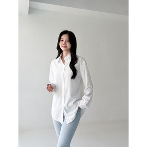 엔엠오디 여성 옥스포드 오버핏 루즈핏 빅사이즈 셔츠