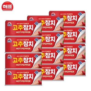 올따옴 사조 고추참치 안심따개 85g 기획세트, 12개