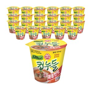 오뚜기 컵누들 매콤한맛 37.8g, 24개