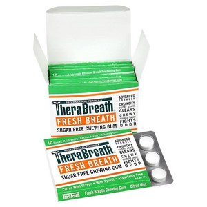 테라브레스 프레쉬 브레스 츄잉껌 TheraBreath Fresh Breath Sugar Free Gum