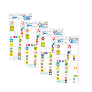쁘띠팬시 네임 스티커 da5357-d, 4개입