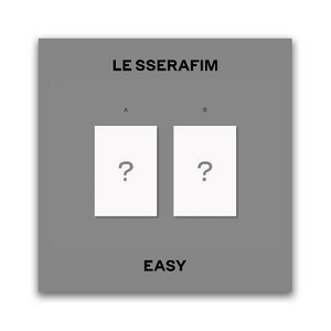 LESSERAFIM 르세라핌 앨범 이지 EASY Weverse Albums 위버스 2종세트