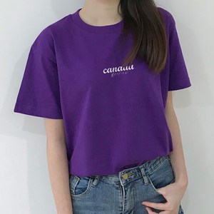 험블스튜디오 유럽 감성 레터링 면 여름 반팔티 반팔 티셔츠