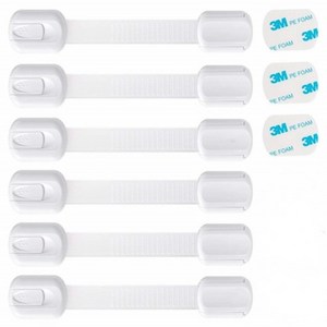 서랍 싱크대 냉장고 잠금장치 6P +3M스티커 3P, 1개