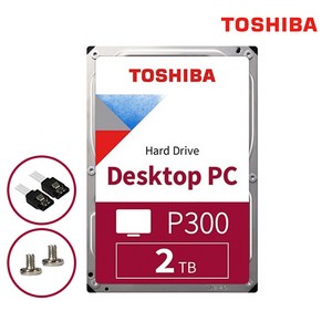 도시바 2TB HDD P300 HDWD320 하드디스크 (7 200RPM/256MB/SMR), _2TB