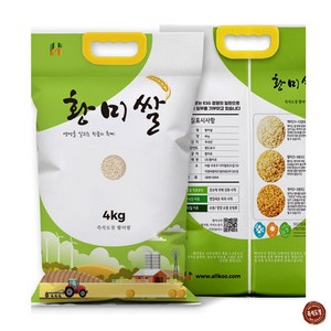 5분도미 황미쌀, 1개, 4kg