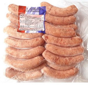 [클라식소시지] 포크치폴라타 수제소세지 천연양장제조 소시지(Chipolata Sausage) 프랑스소시지, 1세트, 1kg