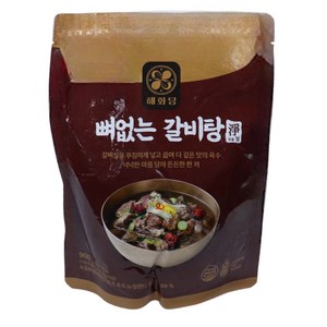해화당 이영자 뼈없는 갈비탕 맑은국물 900g, 2개