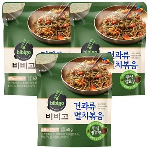 CJ 비비고 견과류멸치볶음60g, 60g, 3개