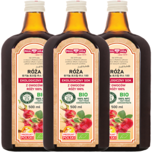 1979폴스카로자 유기농 로즈힙 퓨레 주스 원액 500ml, 3개
