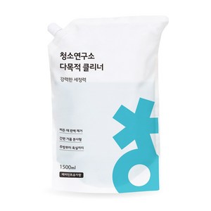 청소연구소 다목적 클리너 리필, 1.5L, 1개