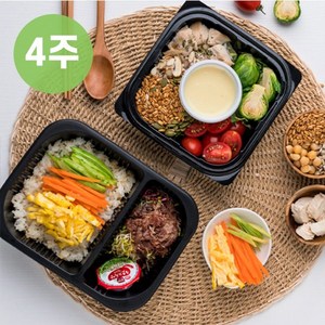 샐그램 1일2식 4주 (라이스+샐러드) 정기배송 (24일분 총12회 수령) fmd식단 단백질도시락 저칼로리식단, 48개, 8.22g
