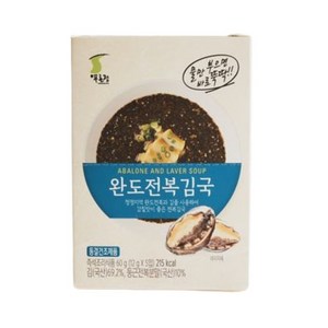 푸른들 물만타면 전복김국, 1개, 60g