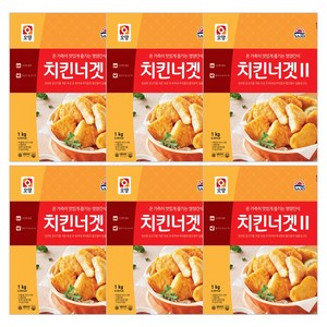 사조오양 치킨너겟, 1kg, 6개