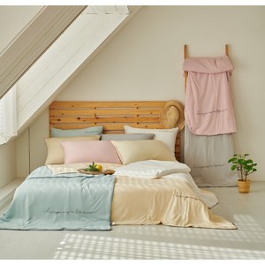 아리아 여름 쿨 냉감이불 세트, 민트