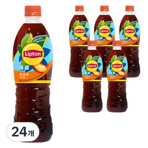 립톤 제로 복숭아 아이스티, 500ml, 24개