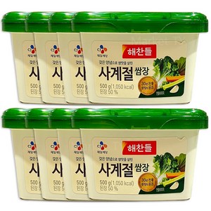 해찬들 사계절 쌈장 500g x 8, 8개