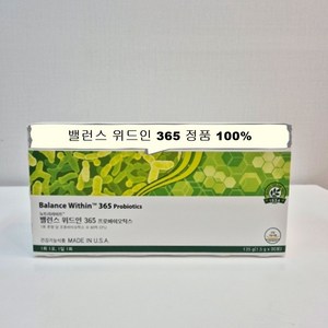 뉴트리라이트 밸런스 위드인 365 프로바이오틱스 유산균, 1.5g, 90개