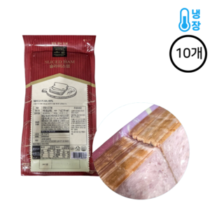 [퀴클리몰] 오뗄 스모크햄 슬라이스 1kg 냉장 x 2개, 10개