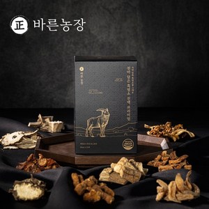 폭발적인 고함량 흑염소 진액 바른농장 프리미엄 천마 담은 엑기스 흙염소즙 효능, 2700ml, 1개