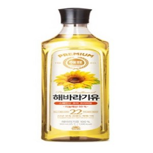 해표 해바라기유, 900ml, 4개