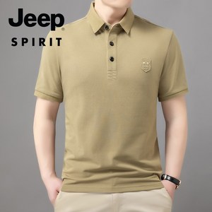 JEEP SPIRIT 남성 카라 반팔 티셔츠 남자 PK 여름 피케 셔츠 HB-T8007