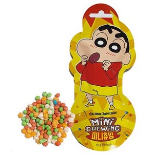 미니츄잉 짱구 짱구는못말려 짱구미니츄잉 짱구미니캔디 짱구사탕 짱구캔디 15개입 1곽