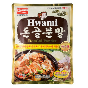 [화미] 돈골분말, 1kg, 3개