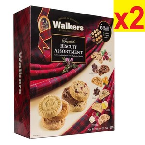 900g 2개 워커스 스코티쉬 비스킷 어소트먼트 스코틀랜드 쇼트브레드 세트 Walkes Scottish Biscuit Assotment